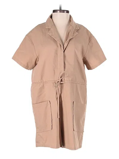 Pre-owned Princess Polly Romper In Tan