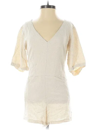 Pre-owned Princess Polly Romper In White