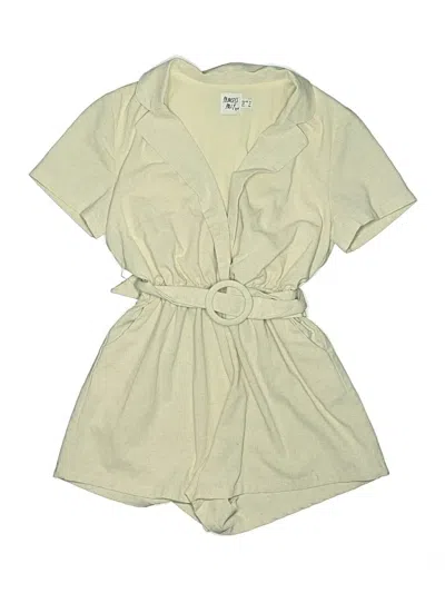 Pre-owned Princess Polly Romper In White