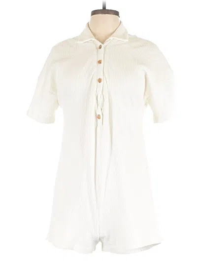 Pre-owned Princess Polly Romper In White