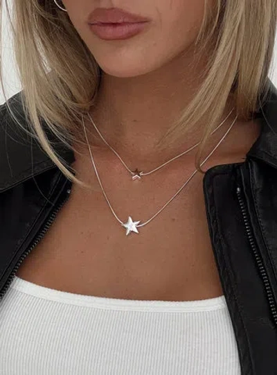 Princess Polly Rooney Necklace In Silver