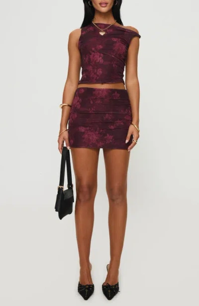Princess Polly Rose Tank Top & Miniskirt Set In Pink