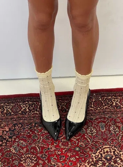 Princess Polly Rosee Ribbed Socks