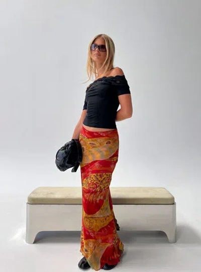 Princess Polly Rowana Maxi Skirt In Multi