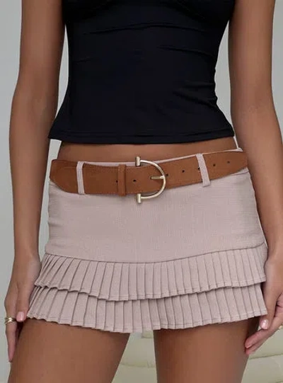 Princess Polly Runey Faux Suede Belt