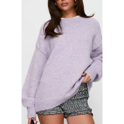 Princess Polly Ryanna Crewneck Sweater In Purple