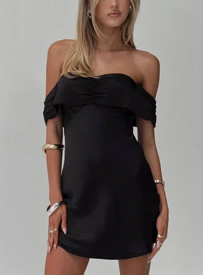 Princess Polly Sadee Mini Dress In Black