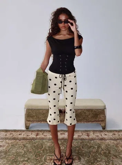 Princess Polly Samaira Capri Pant In White