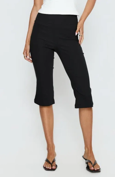 Princess Polly Samaira Capri Pants In Black