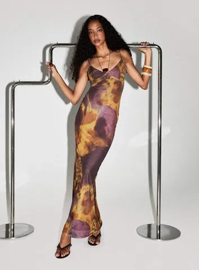 Princess Polly Saphrona V Neck Maxi Dress