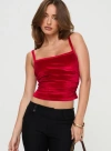 Princess Polly Say It Loud Top In Red
