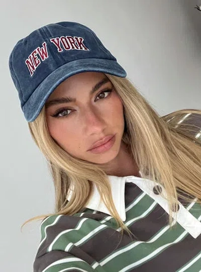 Princess Polly Seraphina Cap In Blue