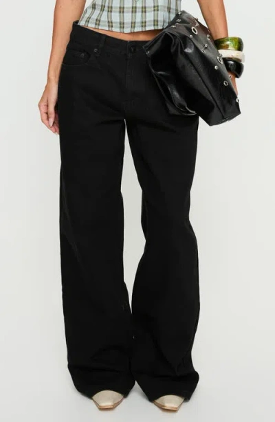 Princess Polly Serenitia Relaxed Jeans In Black