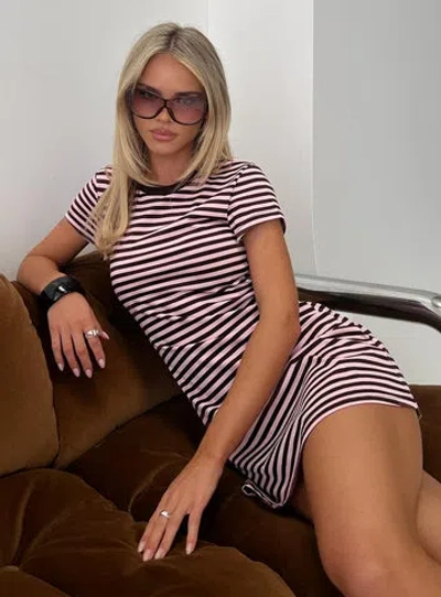 Princess Polly Settle Down Short Sleeve Mini Dress