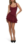 Princess Polly Shantelle Asymmetric Ruffle Hem Romper