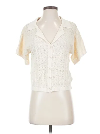 Princess Polly Short Sleeve Blouse In White