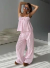 Princess Polly Sleep Cassini Set In Pink Stripe