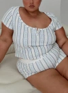Princess Polly Sleep Yearning Rib Sleep Set In Multi
