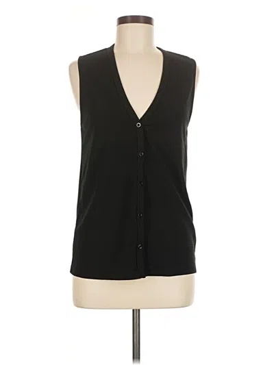 Pre-owned Princess Polly Sleeveless Blouse In Black