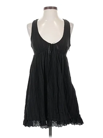 Pre-owned Princess Polly Sleeveless Blouse In Black