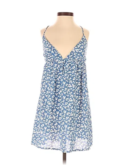 Pre-owned Princess Polly Sleeveless Blouse In Blue