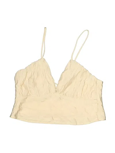 Pre-owned Princess Polly Sleeveless Blouse In Brown