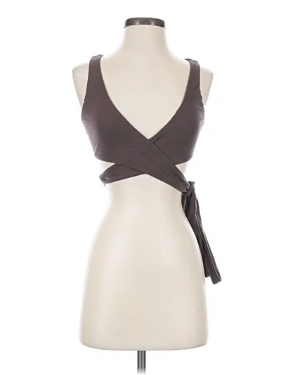 Pre-owned Princess Polly Sleeveless Blouse In Gray