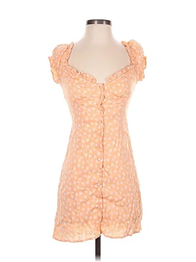 Pre-owned Princess Polly Sleeveless Blouse In Orange