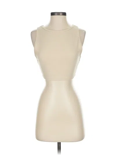 Pre-owned Princess Polly Sleeveless T-shirt In Brown