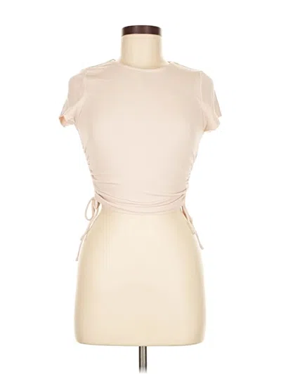 Pre-owned Princess Polly Sleeveless T-shirt In Brown