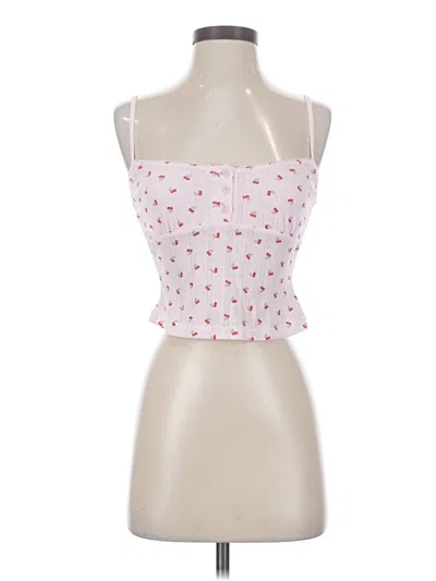 Princess Polly Sleeveless Top Pink Sweetheart Neckline Tops