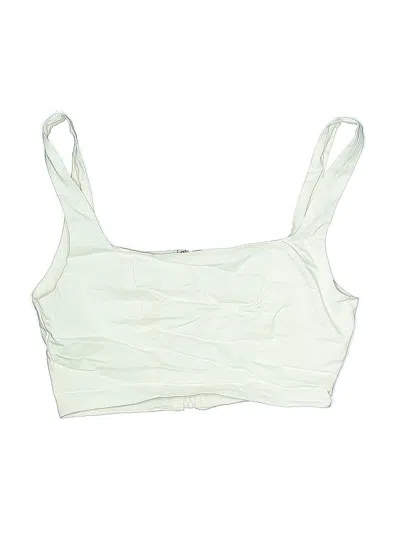 Pre-owned Princess Polly Sleeveless Top White Sweetheart Neckline Tops