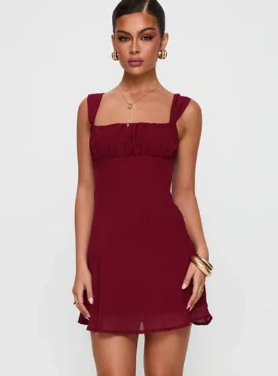 Princess Polly Solasta Mini Dress In Red