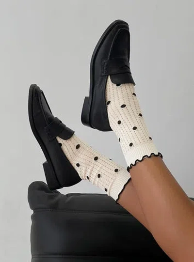 Princess Polly Somebody Else Frill Socks In White