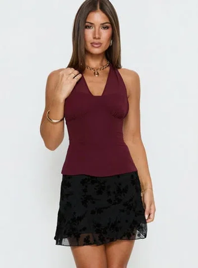 Princess Polly Sonsie Mini Skirt In Black
