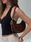 Princess Polly Peta & Jain Goldie Bag In Chocolate Brown