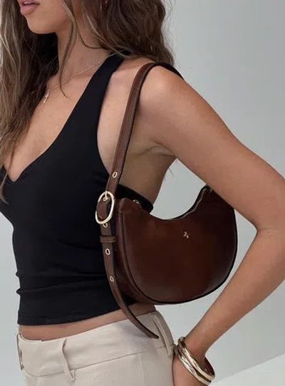 Princess Polly Peta & Jain Goldie Bag In Chocolate Brown