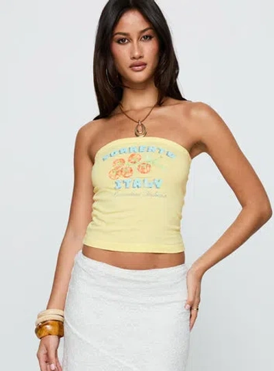 Princess Polly Sorrento Italy Strapless Top