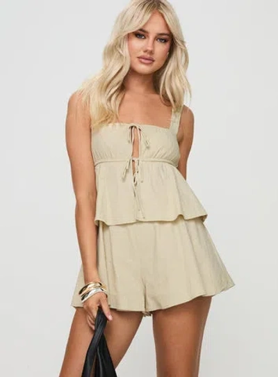 Princess Polly Spectra Romper In Neutral