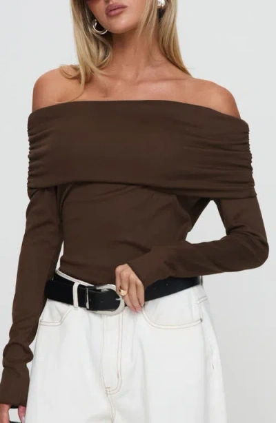 Princess Polly Spoilt Off The Shoulder Bodysuit