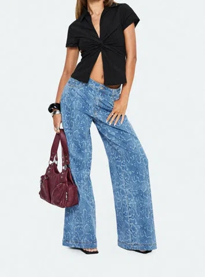 Princess Polly Spoken Truth Mid Rise Straight Leg Jeans