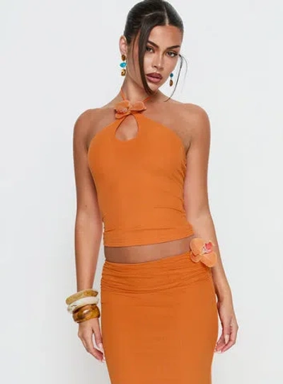 Princess Polly Star Fruit Keyhole Halter Top In Multi