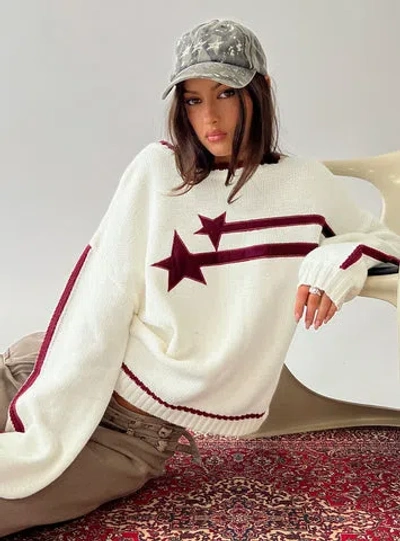 Princess Polly Star Track Graphic Jumper
