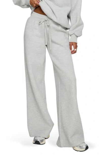 Princess Polly Stargirl Wide Leg Sweatpants In Gray