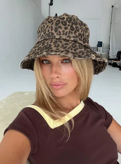 Princess Polly Starlina Bucket Hat In Brown
