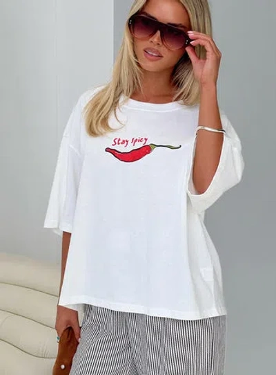 Princess Polly Stay Spicy Graphic Top