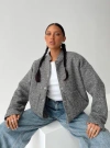 Princess Polly Stillar Bomber Jacket In Grey