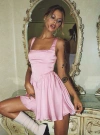 Princess Polly Straplie Mini Dress In Pink