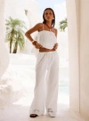 Princess Polly Summer Chateau Pants In White