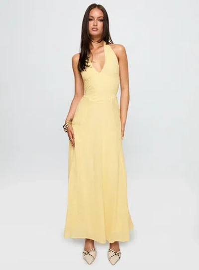 Princess Polly Summer State Halter Maxi Dress